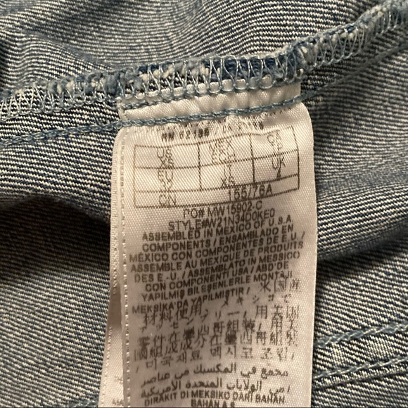 GUESS | Distressed Denim Jacket, Size XS - Picture 4 of 8